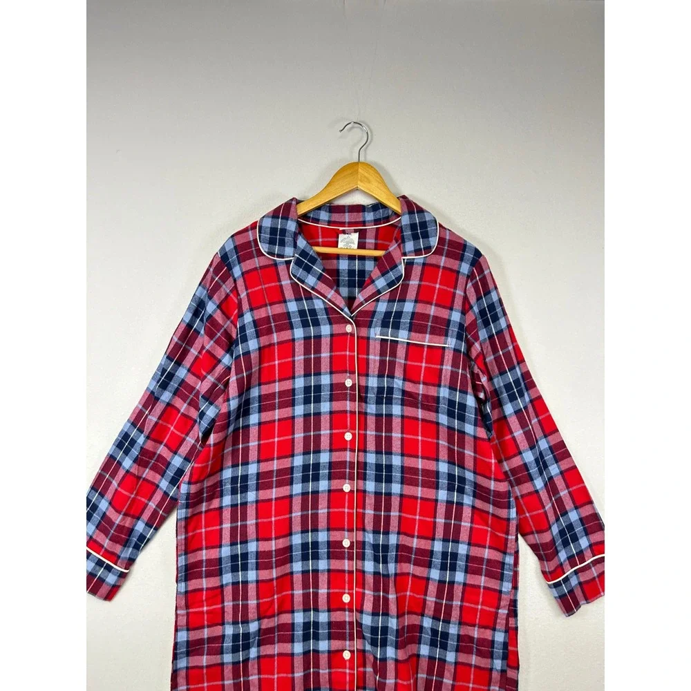 Lands End classic flannel